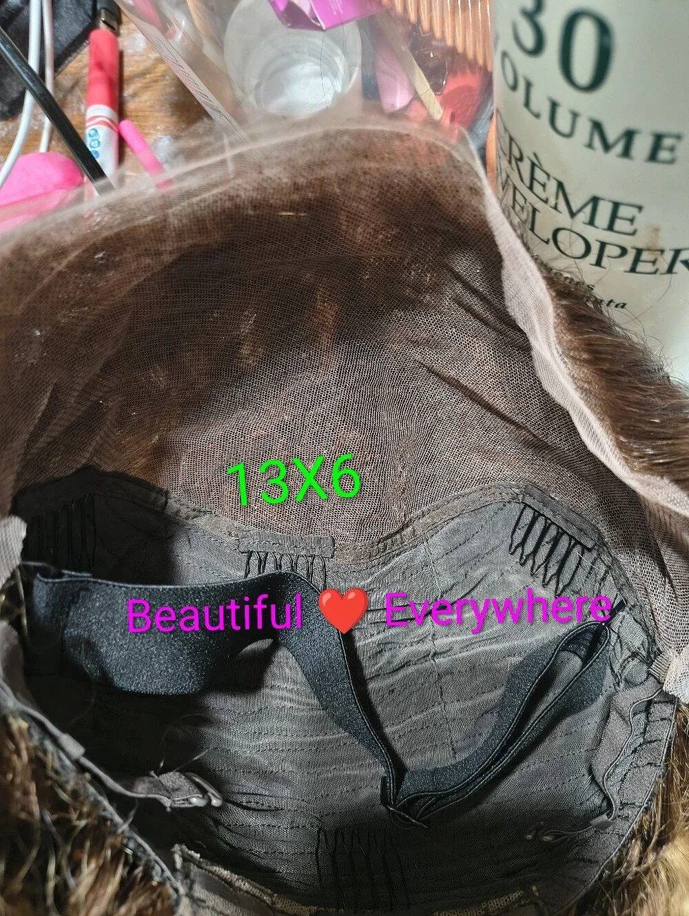 Human hair lace wig